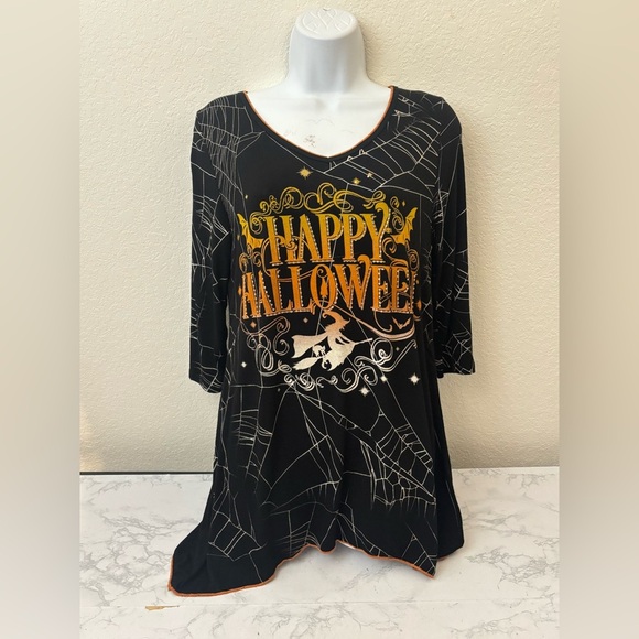Vanilla Sugar Tops - Vanilla Sugar Woman’s M Black Whimsey GOTH Beaded Witch Grunge Top Halloween​